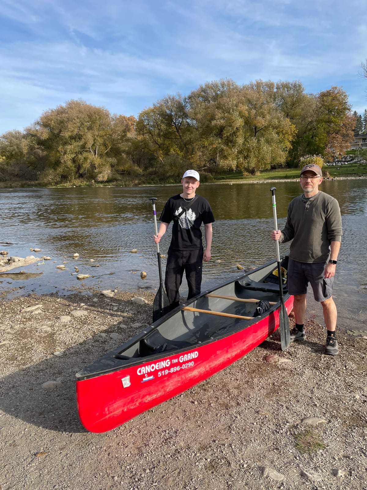 Writing, Golfing and Canoeing